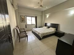 1410 sq ft 2 bed furnished apartment Lignum Tower DHA 2 Islamabad for rent