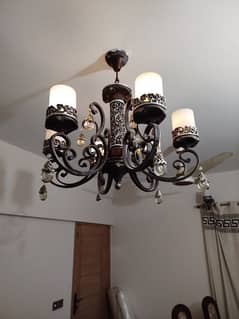 chandelier with 3 side lights