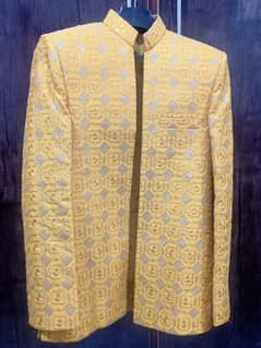 Yellow fancy/ embroidered coat. 03084690760