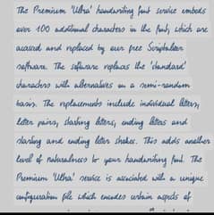 handwriting Assinment