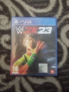 wwe 2k23 ps 4 game cd 23