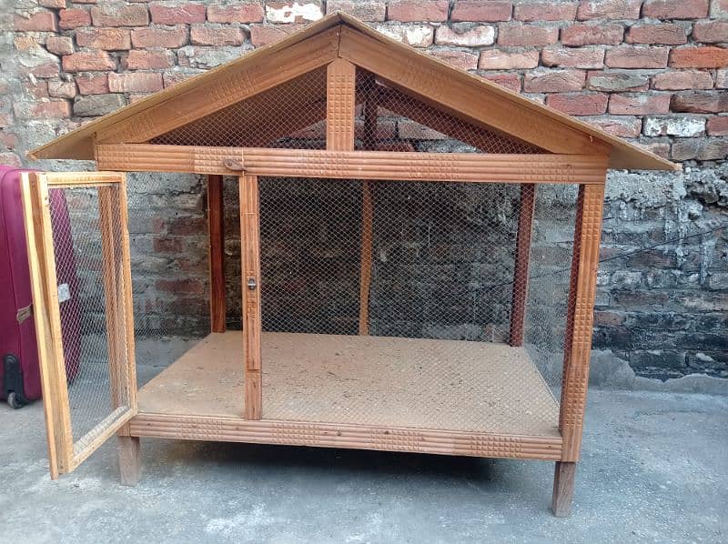 Fancy wooden cage - dyaar wood 1