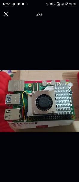 Raspberry Pi 5 8gb full kit (Pi board+Adopter+128gb card+Case+Coolfan) 1