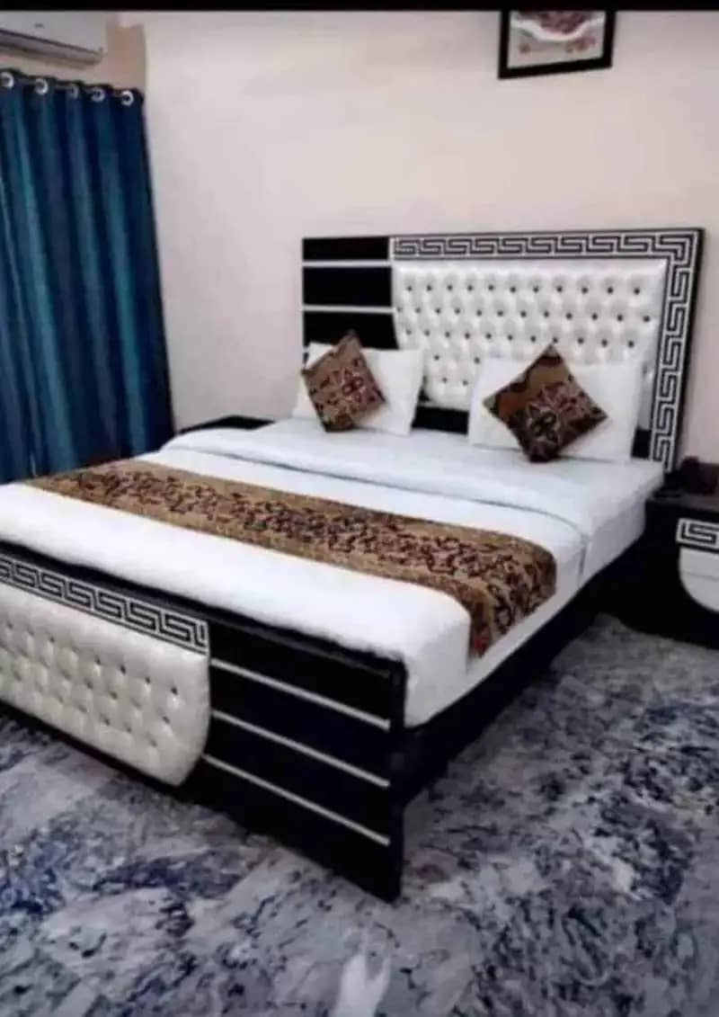 bed / bed set / Furniture / Poshish bed / bed dressing side table 5