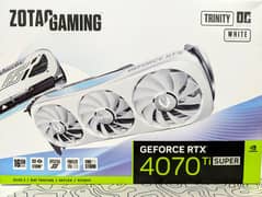 RTX 4070Ti Super Zotac White Triple Fan