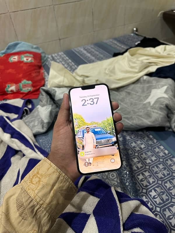 I PHONE 13 PRO MAX 256 GB NON PTA FACTORY UNLOCK 10/10 87 HEALTH 4