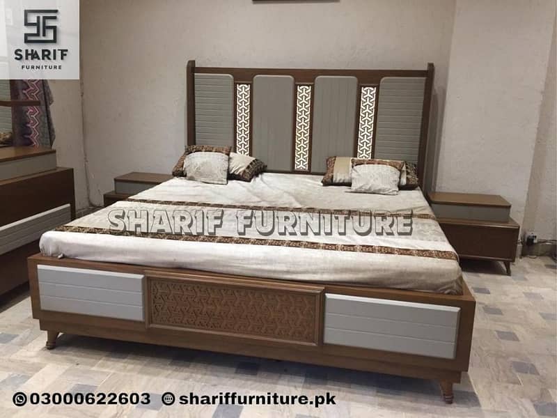 Poshish bed\Bed set\double bed\king size bed\single bed 12