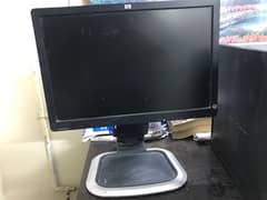 Hp monitor + Dell CPU + Keyboard and mouse with pad