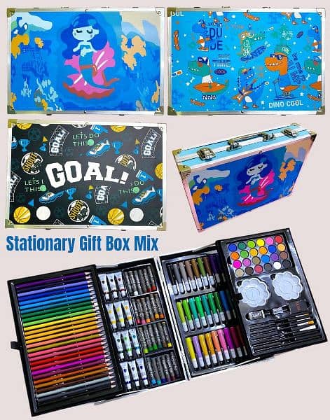 145 pcs Art Set Colour kit suitcase 4