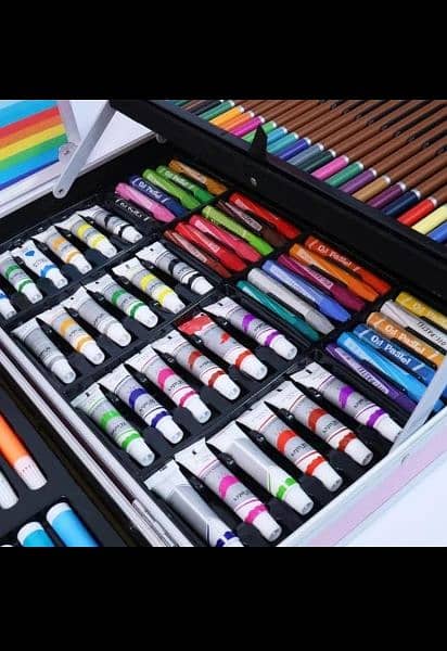 145 pcs Art Set Colour kit suitcase 5