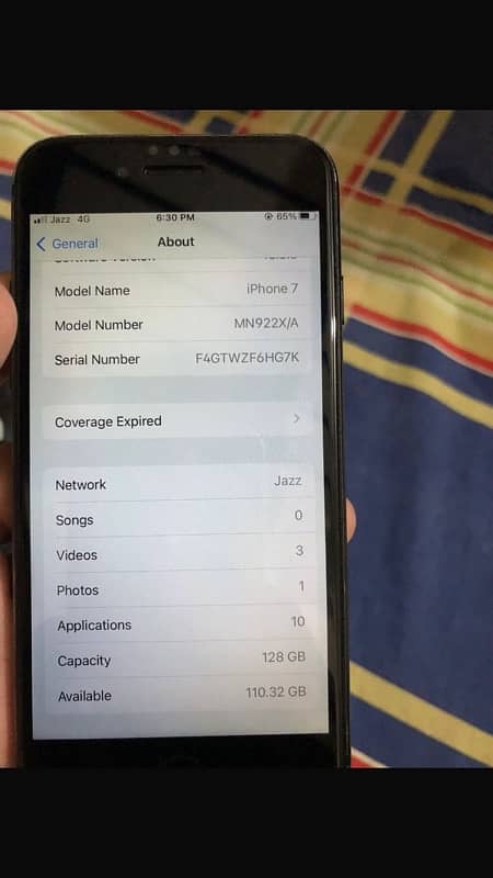 I phone 7 pta aproved  128 gb 1