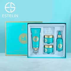 Estelin Hyaluronic Acid Hydrating & Vitalizing Skin Care Set – 4 Pcs