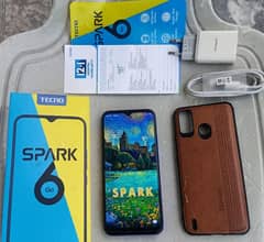 Tecno SparK 6 Go 64GB,*2Month WaRnty"Ladies UsE'Duel SiM"Lusshh10/9.5*