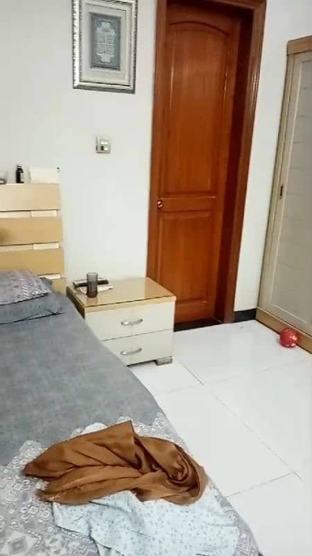 Bed + wardrobe + dresser + TV console furniture 1