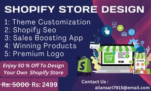 I will Design Your Own Premium Shopify Store