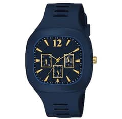 new silicon analogue fashionable watch for men 0