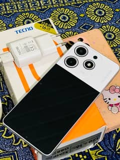 tecno spark 10 pro with box and charger