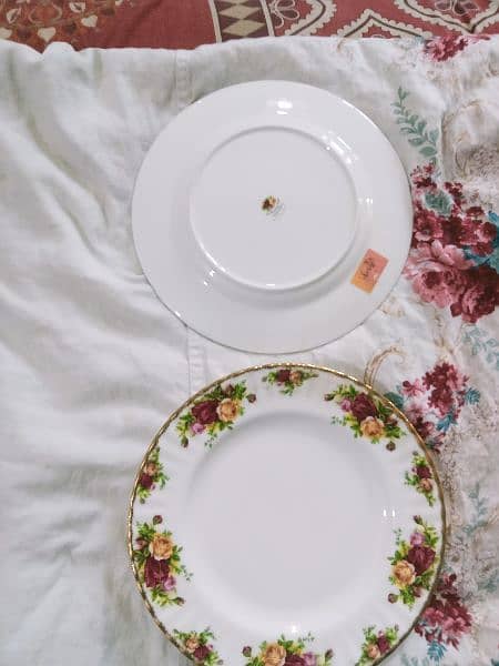 Original Royal Albert Old County Roses Dinner Set 3