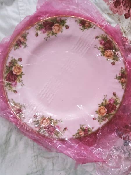 Original Royal Albert Old County Roses Dinner Set 5