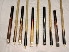 Snooker Cues. . . Condition 10/8