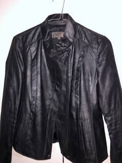 Black Faux Leather Jacket (original)