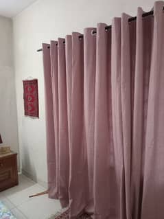 2 curtains 7 by 7 feet each