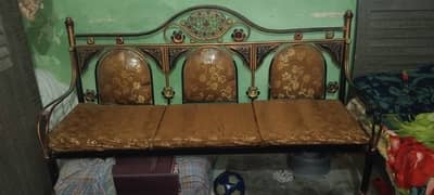 3 seater wrought iron sofa