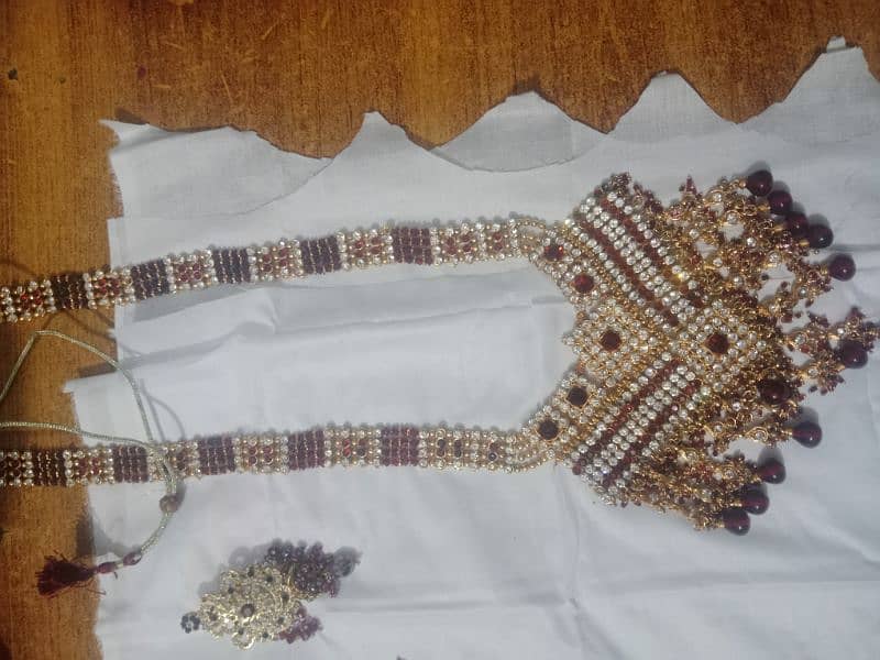 Dulhan jewelry set mukamal bilkul new ha jis na Lana ho rabta kra 6