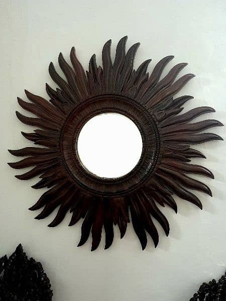 Chinoti Wooden Wall Mirror 3