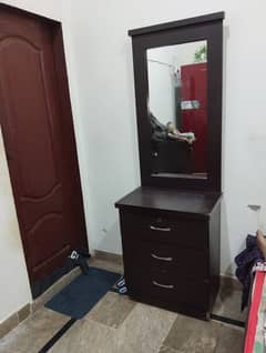 Dark Brown Color Dressing Table