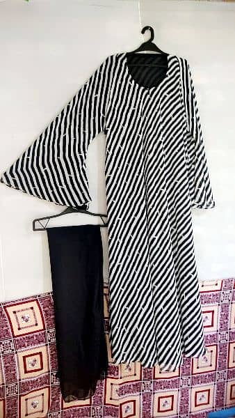 Abaya for Muslim Girls | New design  Abaya | printed abaya | Tow sides 4