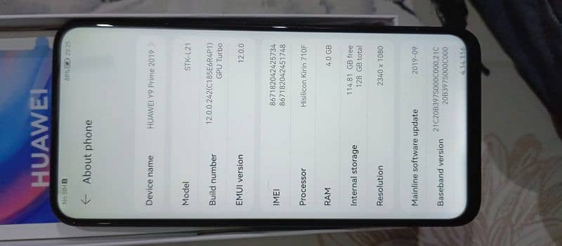 huawei 9 9 prime 4 ram 128 rom 5