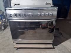 Oven with 5 burner Stove Made In itly