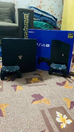 PlayStation 4 Pro 1TB (Jailbreak) with 10 Games, 2 Controllers