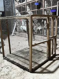 2 wooden hen cages for sale