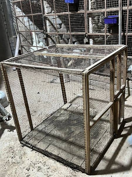 2 wooden hen cages for sale 1