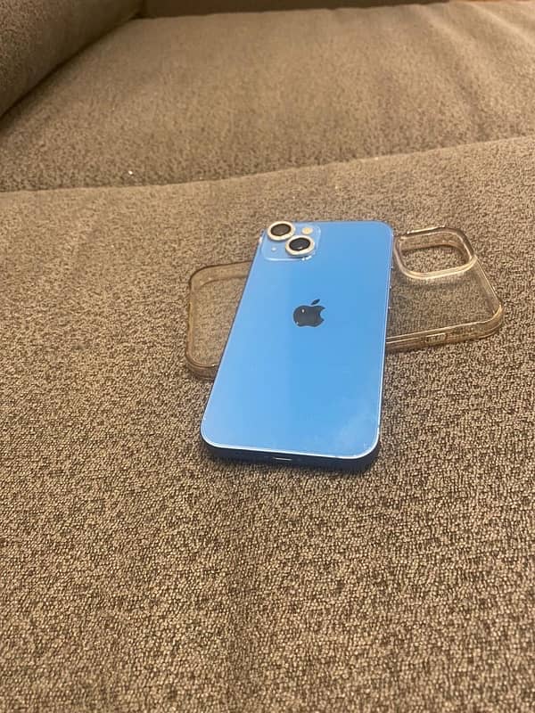 I phone 13 blue colour jv non pta Condition 10 by 10 water pack hlth85 4