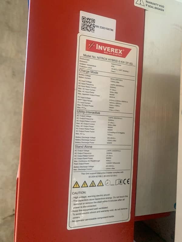 Nitrox 6 KW solar inverter for sale 1