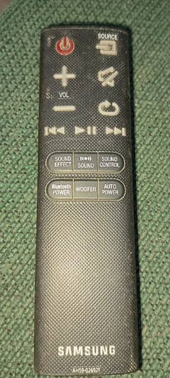 Samsung sound bar remote