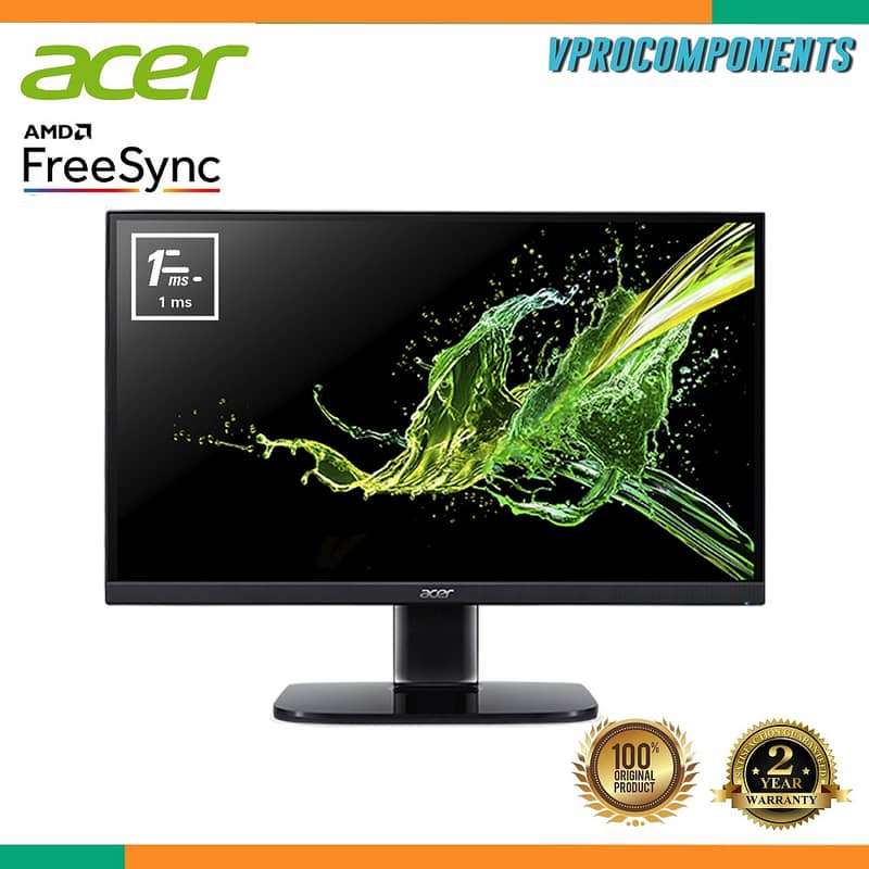 24" Inch 75Hz Borderless IPS New Monitor With Box,Full HD LED,Speaker 16