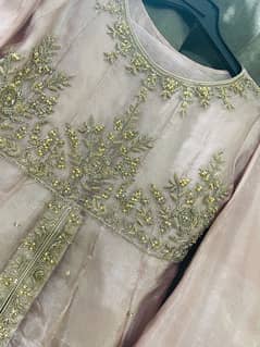 Embroided Frock wedding formal