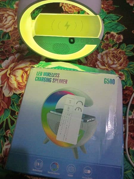 LED WIRELESS CHARGING SPEAKER G500 MODEL 1