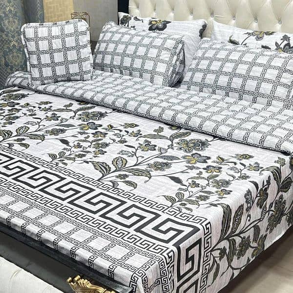 7Pcs Mix cotton printed comforter set 1