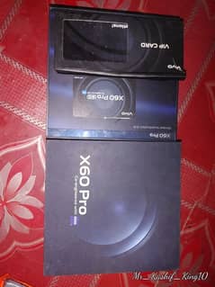 Vivo X60 Pro With Box and Charger