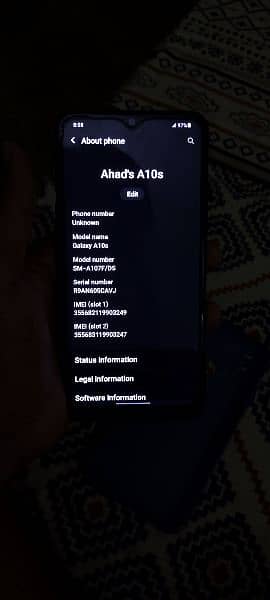 samsung A10s 5