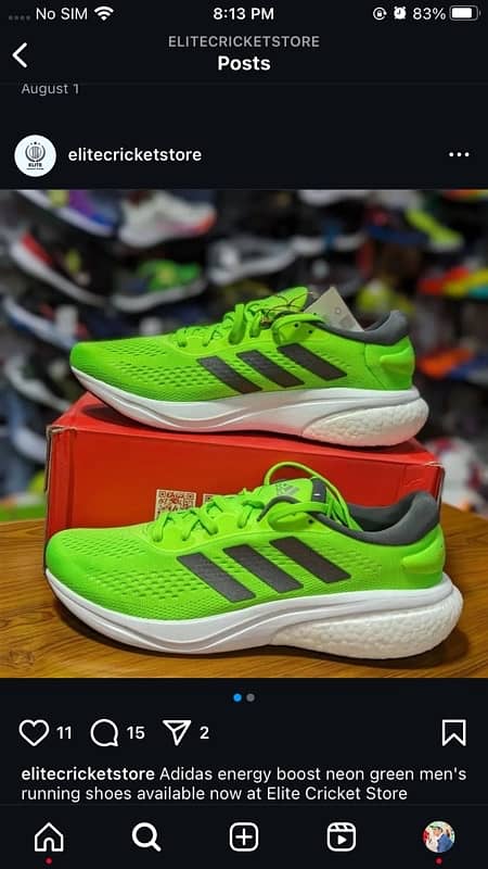 ADIDAS ENERGY BOOST  SHOES! 1