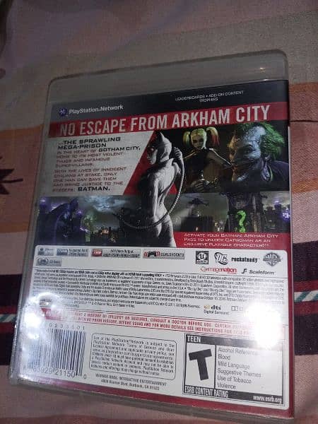 Ps3 game batman city of arkham 1