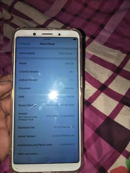 oppo F5 mobile penal cheng hai but ok hai 3 gb 32g only mobil 3