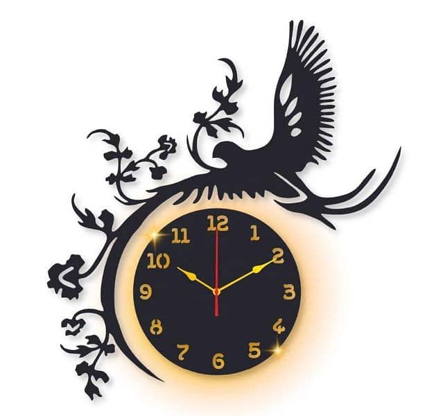 Beautiful Eagle Laminated Wall clock 0