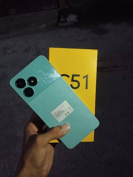 realme c51 (4/64)box and charger and exchange 6